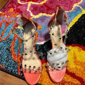 Adrienne Vittadini Coral Studded Heels